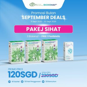 PAKEJ SIHAT (3 KOTAK + 1 POSTBIOTIC)